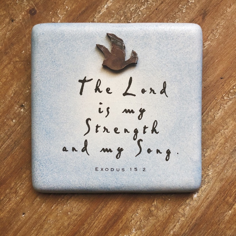 Decorative plaque- Exodus 15:2